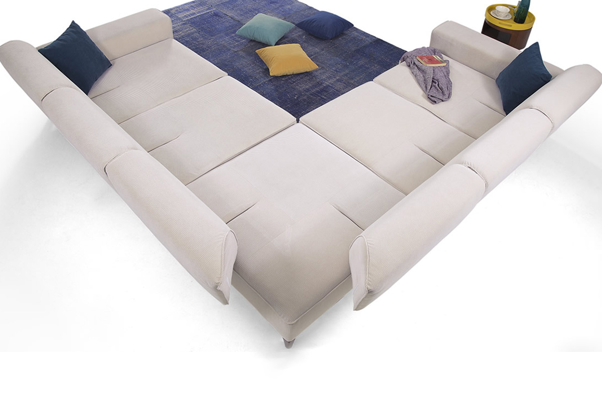 Corner sofa sale with mechanism Serbia Linea Milanovic SIMPLE PLUS