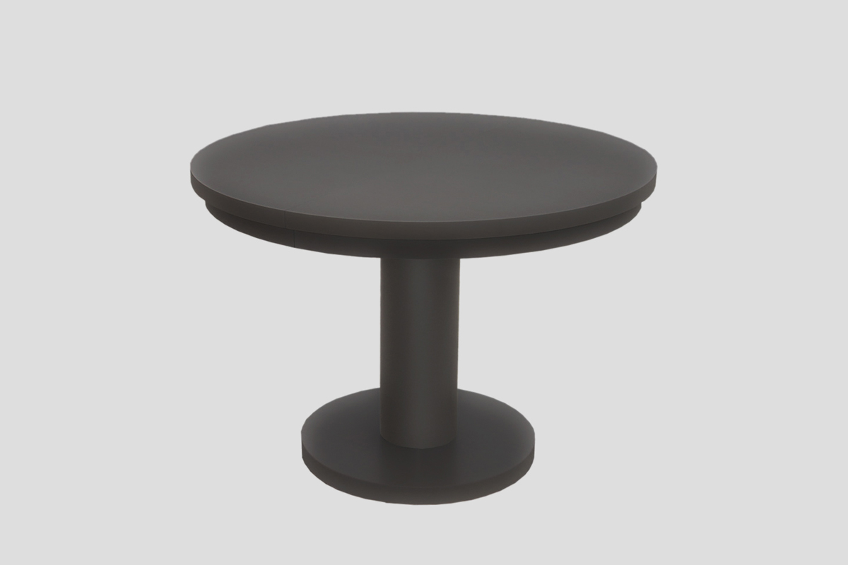 Modern solid wood extendable round dining table Serbia manufacture Round LINEA MILANOVIC