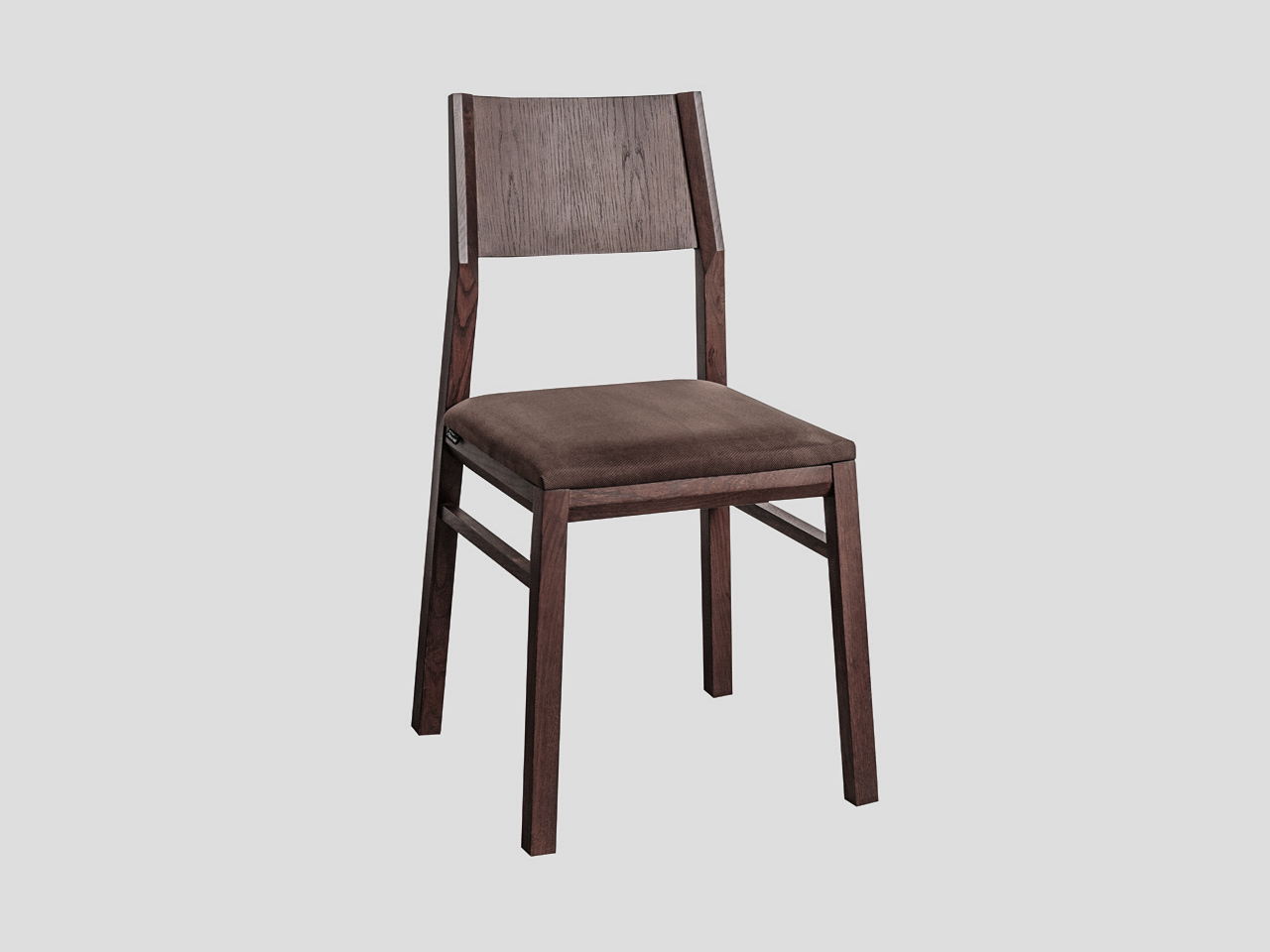 Moderna tapacirana stolica od drveta sa tapaciranim sedistem LANA Linea Milanovic