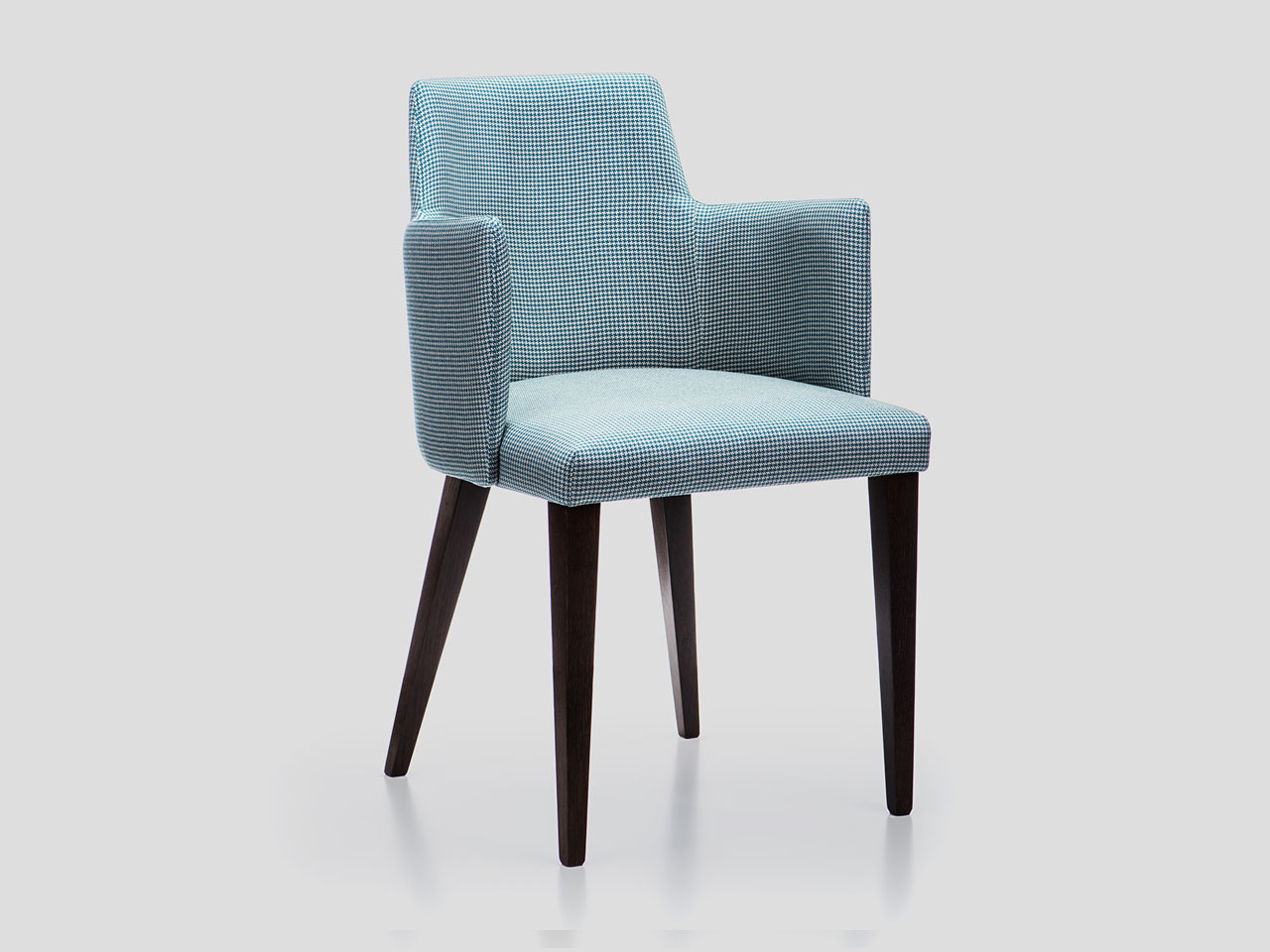 Moderna tapacirana stolica sa drvenim nogama po porudzbini SOFIA R Linea Milanovic