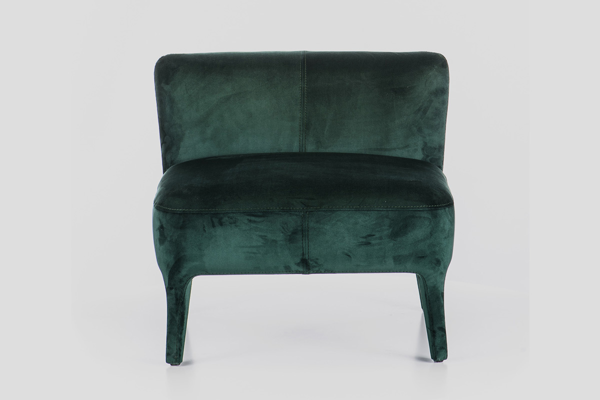 Upholster3ed Serbian production armchair classic design Linea Milanovic