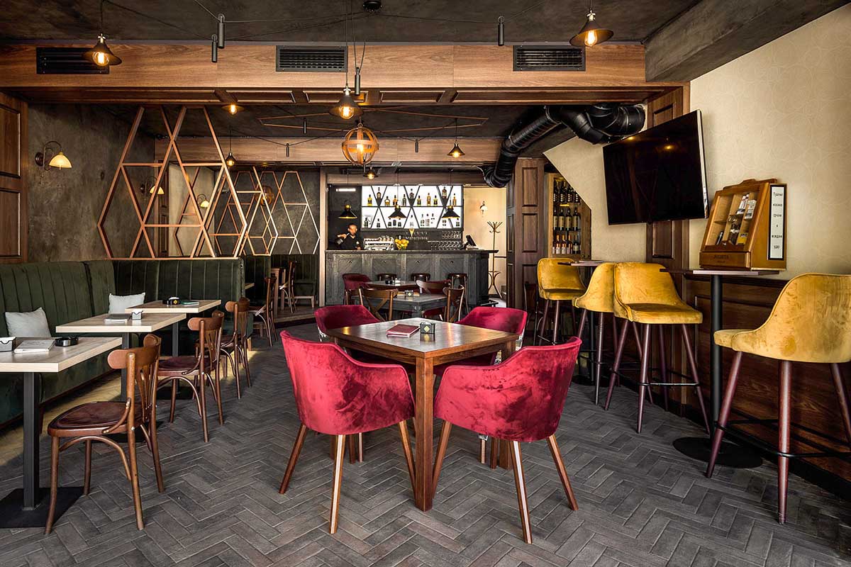 Bar interior design projects Linea Milanovic