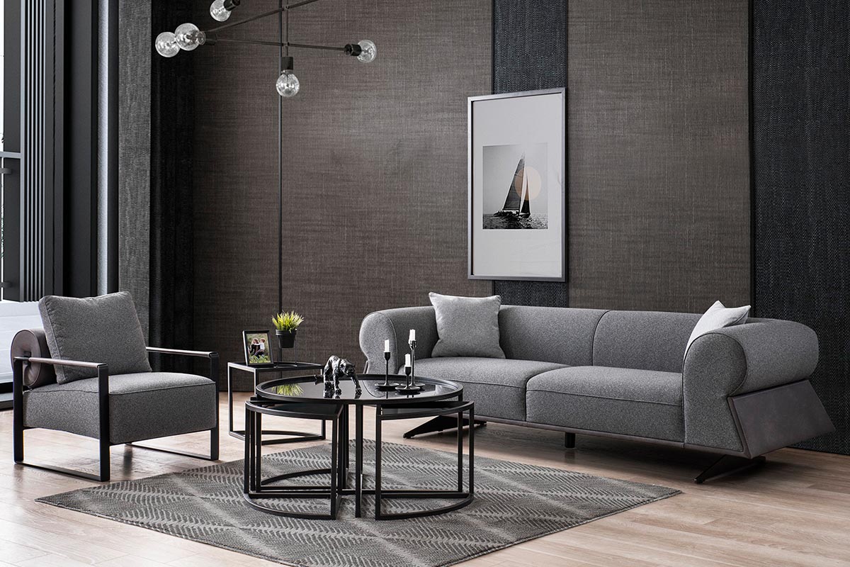 Lounge dnevna soba po porudzbini materijali po izboru Linea Milanovic Beograd