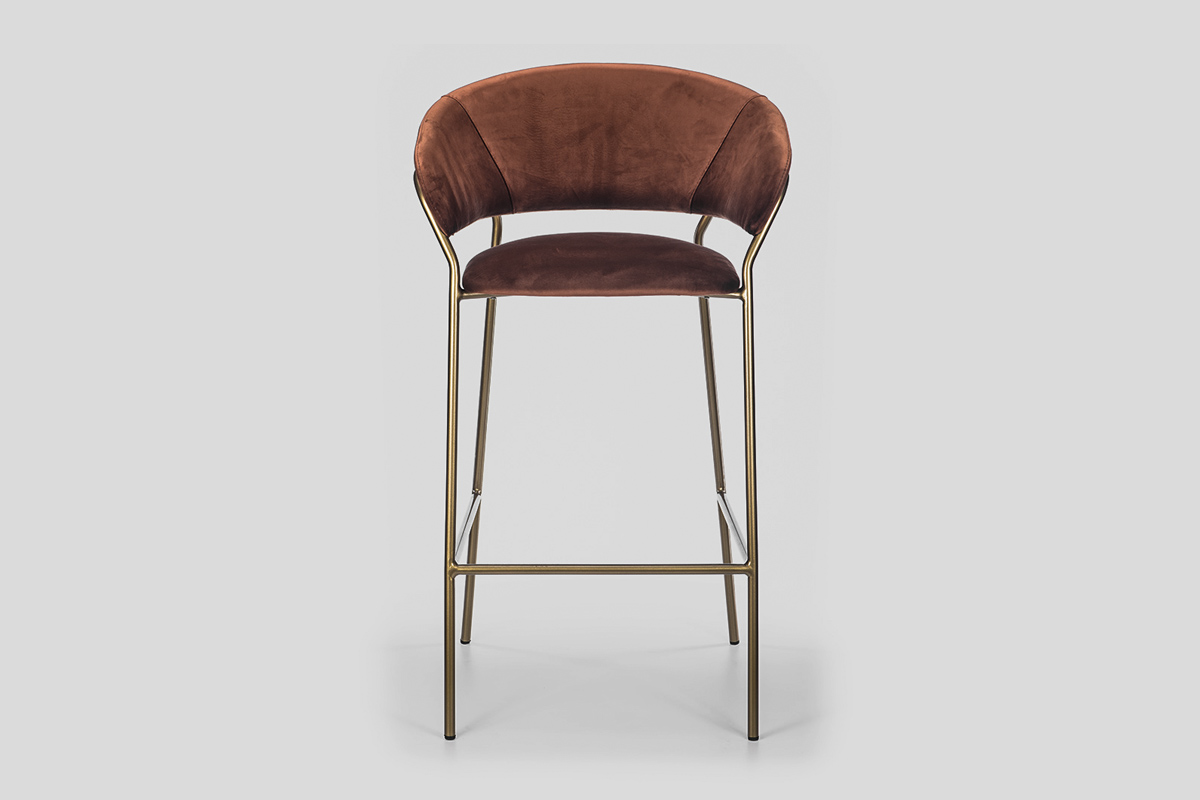 Luxurious bar high chair Serbia manutfacture production Linea Milanovic
