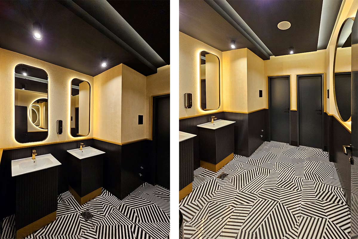 Dizajn-enterijera-Gatsby-restoran-Zlatibor-Adora-dekorativne-zidne-obloge-toaleta-Linea-Milanovic